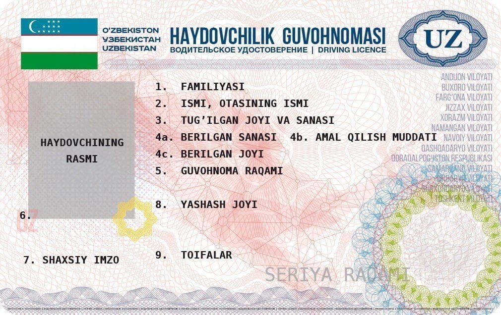 В Ташкенте начали выдавать новые водительские права - 1