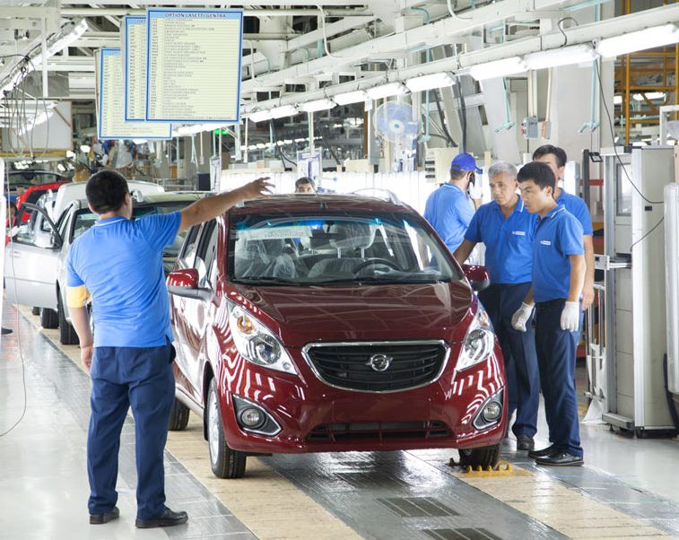 пост контроля качества GM Uzbekistan