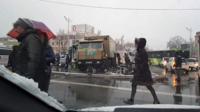 ДТП Инкассатор Автобус Ташкент