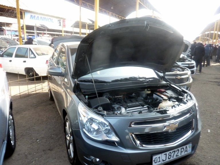 Chevrolet Cobalt LT, "Вторая позиция", год выпуска: 2013; Пробег: 113 000 км.<br />Цена: 67 200 000 сумов.