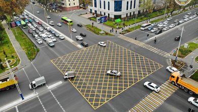 "Вафельная" разметка в Ташкенте: что это такое и зачем она нужна? - 5 "Вафельная" разметка в Ташкенте: что это такое и зачем она нужна? - 3