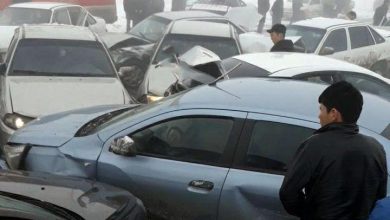 Массовая авария произошла в Самаркандской области — столкнулись 14 автомобилей - 1