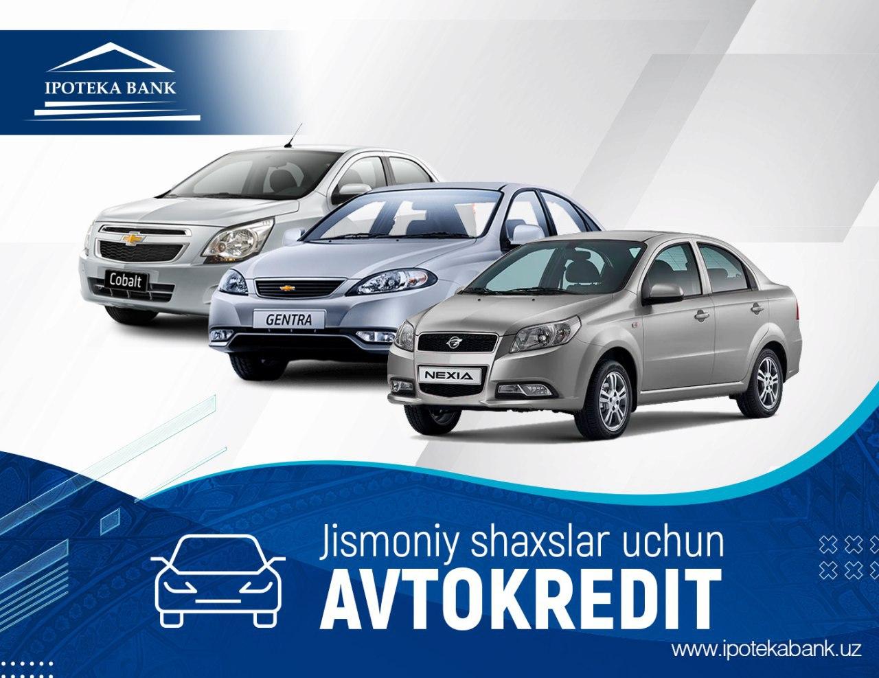 Автокредит в Ипотека банк на автомобили производства UzAuto Motors (GM Uzbekistan) - 1 Автокредит в Ипотека банк на автомобили производства UzAuto Motors (GM Uzbekistan) - 1