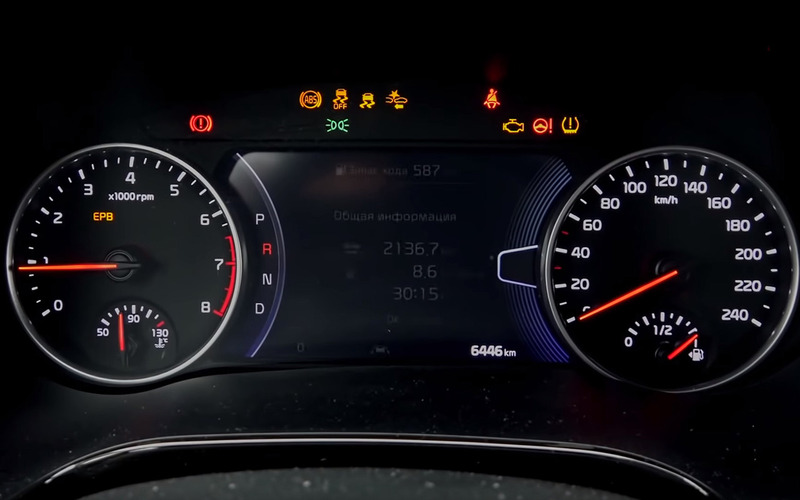 Kia Seltos - убийца Creta и Tracker: Цена, характеристики и фото в Узбекистане - 8 панель приборов Kia Seltos