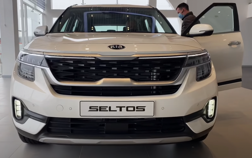Kia Seltos - убийца Creta и Tracker: Цена, характеристики и фото в Узбекистане - 11 Светодиодные ходовые огни, фары и противотуманки Kia Seltos