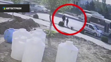 Видео: газовый баллон взорвался прямо во время движения грузовика - 3