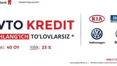 Boshlang'ich to'lovlarsiz avtokredit Poytaxt bankda - 3