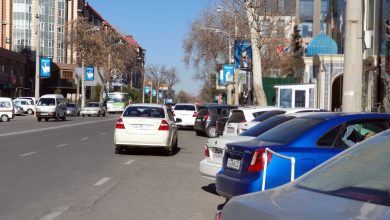 Парковка в центре Ташкента станет платной (список улиц) - 8 Парковка вдоль улицы Тараса Шевченко в Ташкенте