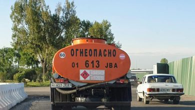 Бензовоз в Узбекистане
