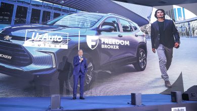 UzAuto Motors выплатит дивиденды - 1 Генеральнй директор UzAuto Motors Бо Инге Андерссон выступает на презентации IPO