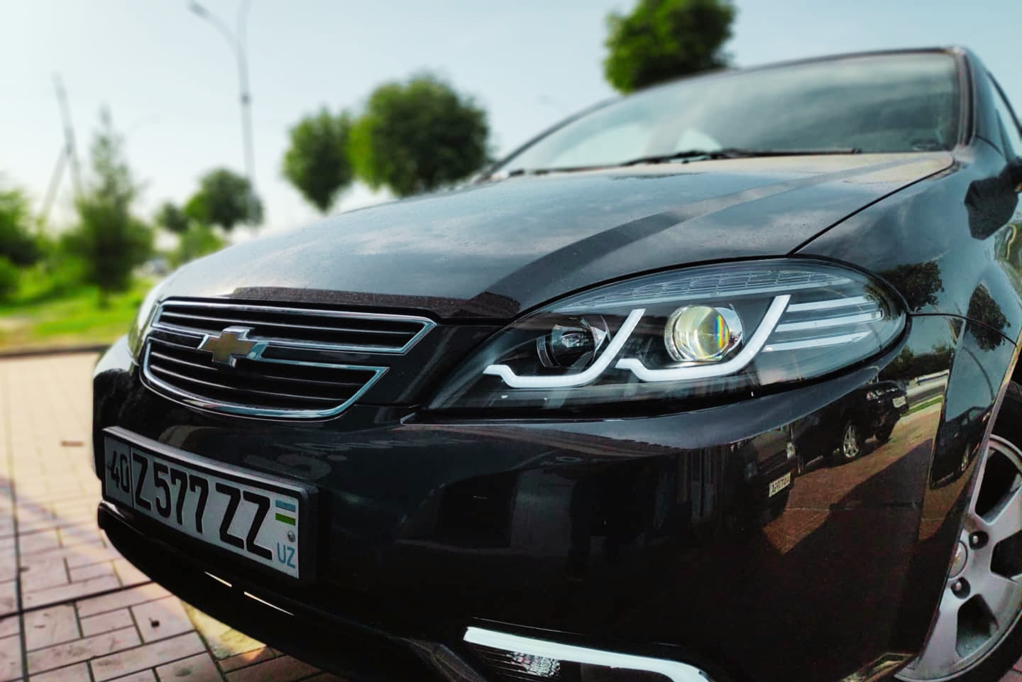 LED лампы запрещены, даже если автомобиль снят с производства - 1 Chevrolet Gentra c LED фарами