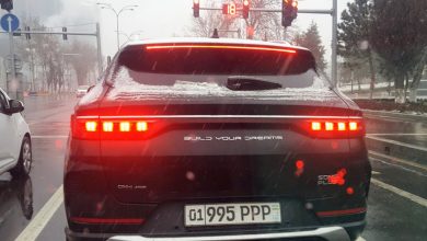 BYD Song Plus DM-i в максимальной комплектации с номерами PPP в Ташкенте (иллюстративное фото)