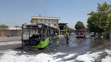 Автобус сгорел в Ташкенте (снова Mercedes) - 1 Mercedes сгорел в Ташкенте