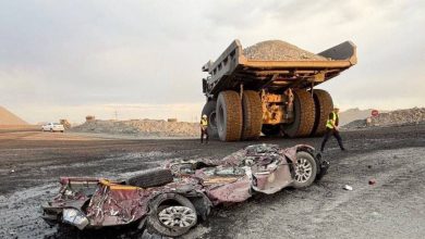 Белаз переехал пикап Isuzu - 3 Белаз переехал пикап Isuzu - 1