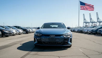 Авто из США: топ-5 аукционных площадок - 3 Автомобили на аукционной площадке в порту США